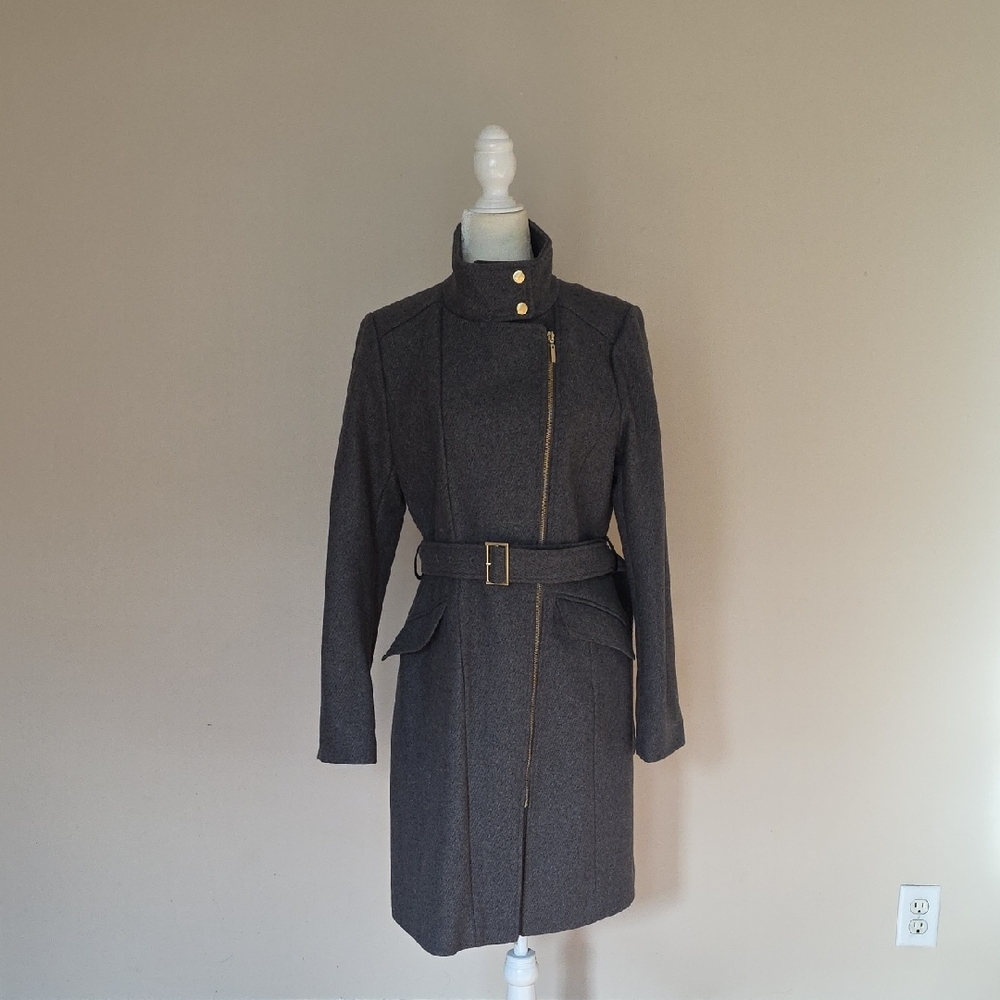 Cole Haan Women's  Gray Trench Coat